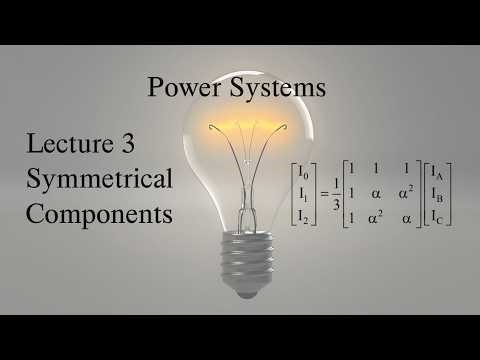 Power Systems Tutorial: Lecture 3, Symmetrical Components