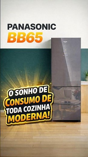 The Panasonic BB65 refrigerator is the dream of every modern kitchen!