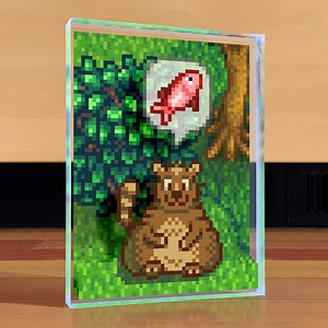 Stardew Valley Trash Bear Desktop Art - Etsy