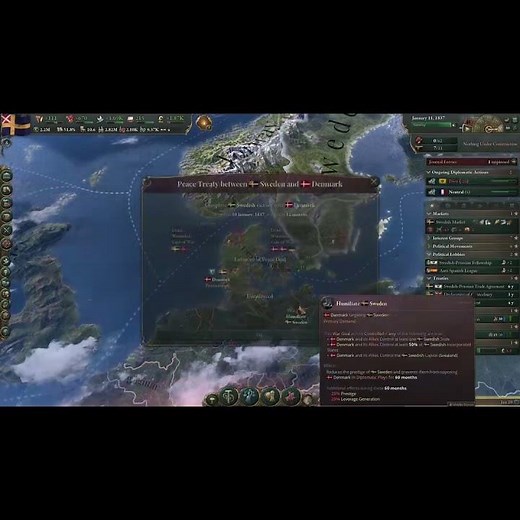 How to form Scandinavia Easily! - Victoria 3 Guide #victoria3 #paradoxinteractive