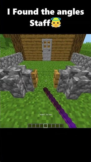 ""I Found angle Staff in minecraft"" #minecraft #survival #minecraftmeme #gaming #minecraftparody