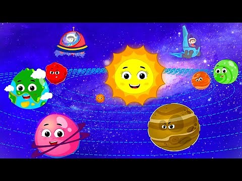 The Planets Song | Nursery Rhymes for Children | Cartoon Videos for Kids | Preschool Learning Videos