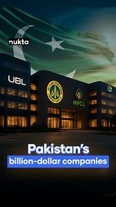 214K views · 2.8K reactions | You might know the names of the most valuable companies in the world, but do you know which companies have the largest market capitalization in Pakistan? Pakistan might not have a trillion-dollar company, but there are 20 billion-dollar companies listed on PSX. Watch the video to find out which companies made the list. #Nukta #NuktaPakistan #NuktaBusiness #PakistanStockExchange #PSX #BillionDollarCompanies #Investment | Nukta Business | Facebook