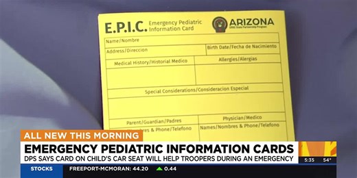 Arizona DPS rolls out safety cards for child car seats to help first responders