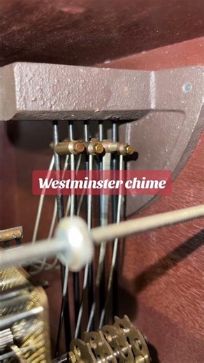 Do you like this sound ?# #oldclocks #chime #antiqueclock