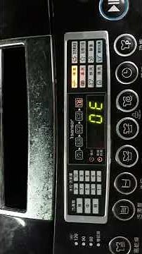 LG洗衣機故障代碼顯示oe