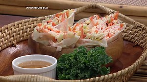 24K views · 791 reactions | #ISKHighlights: Taste the fusion of Japanese and Vietnamese cuisines by following Chef Boy Logro's Kani Salad Rolls with Vietnamese Vinaigrette recipe in Idol Sa Kusina! Visit www.gmanetwork.com/idolsakusina for more exciting recipes! | Idol Sa Kusina | Facebook