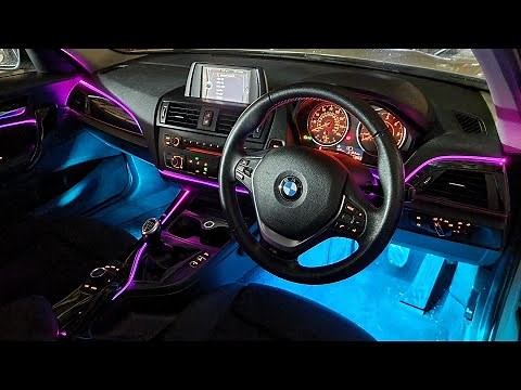 BMW 1 Series F20 Ambient Light Install | RGB LED Car Interior Lights | Car Ambient Lights