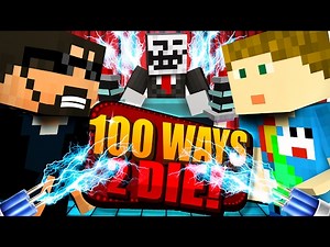 LOSER wears a DOG SHOCK COLLAR! 100 Ways to DIE! in Minecraft