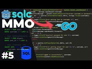 Make an MMO with Godot 4 + Golang: Database setup for persistent game world
