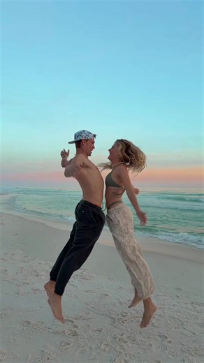 Going to play mermaids 🤭🐚 #hunnaxlib #couplecomedy #couples #30a | Hunna And Lib