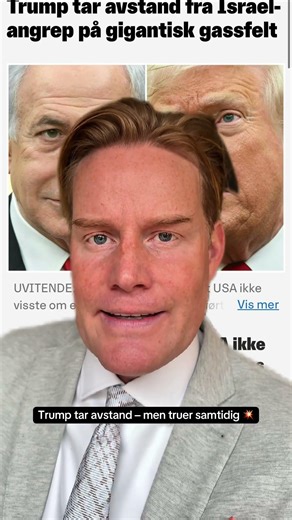 Trump: «Vi visste ingenting» – samtidig truer han å sprenge gigantisk gassfelt