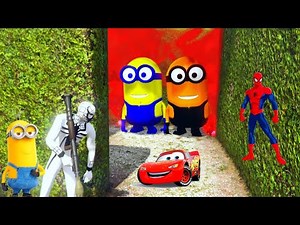 GTA 5 NEW EPIC MINIONS VS SPIDER-MAN FIGHT ||