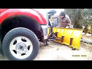 Hooking up a Fisher Minute Mount Snow Plow