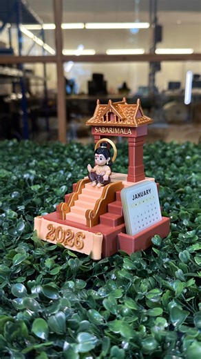 Yuga Veera on Instagram: "Presenting the Sabarimala Ayyappa Desk Calendar 2026 🕉️ crafted as a quiet companion for your workspace. A reminder of restraint, clarity, and inner balance, inspired by the sacred path of Sabarimala. 🪔 Designed to sit with you through work, thought, and reflection — not to demand attention, but to anchor it. 🌿 🖤 Comment “AYYAPPA” — I’ll share the link with you. 🙏 🕉️ 2026 begins here. Now available at yugaveera.com #SabarimalaAyyappa #AyyappaSwami #Yugaveera #Sacr