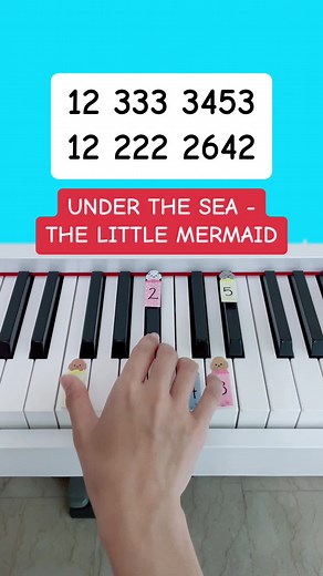 Under The Sea - The Little Mermaid (Piano Tutorial) #underthesea #unde... | under the sea piano