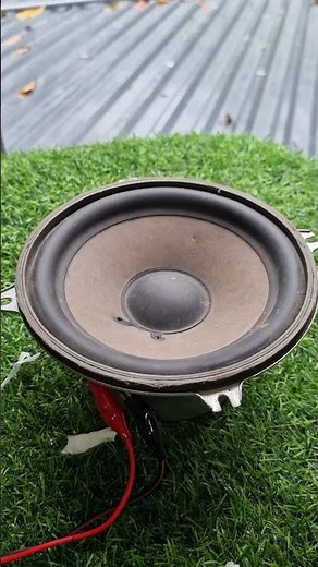 6.5 CRT TV Speaker Raw Outdoor Sound & Bass Test #basstest #automobile #nghia
