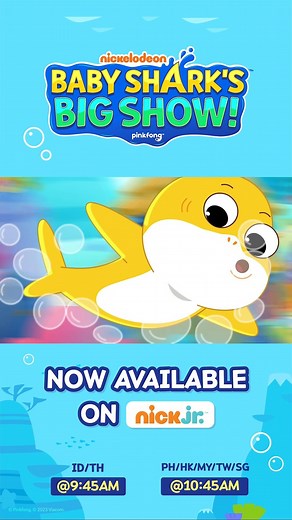 Baby Shark Official on Instagram: " Season 2 is now available on Nick Jr.! 👀 ID/TH @ 9:45AM PH/HK/MY/TW/SG @ 10:45AM #BabySharksBigShow #Pinkfong #Babyshark #Southeastasia #NickJr #dday #cartoon #animation #doodoodoodoodoodoo"
