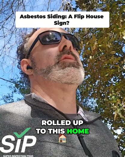 Super Inspection Pros | Asbestos shingle siding—freshly painted. Dead giveaway of a flip house. Spot the red flags before you buy. #FlipHouse #RealEstateTips... | Instagram
