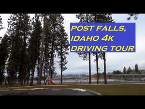 Post Falls, Idaho | 4k Driving Tour | Dashcam
