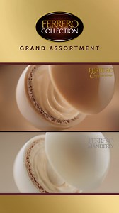 This holiday season, treat your loved ones to refined #FerreroCollectionGrandAssortment. In addition to our indulgent original Ferrero Recipes, discover the Ferrero Cappuccino, combining the flavour of intense coffee and the delicate taste of milk, velvety Ferrero Manderly with a crunchy Almond heart, and the NEW Ferrero Rondnoir dark Salted Caramel. Unwrap refined Pralines to elevate every celebration. *Assortment may vary #FerreroCollection | Ferrero Rocher