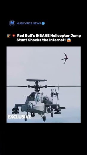 🚁💥 Red Bull’s INSANE Helicopter Jump Stunt Shocks the Internet! 😱