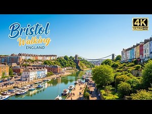 Bristol Walking Tour | A Walk Through England's Most Creative City | 4K UHD