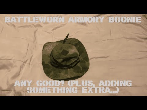 GEAR REVIEW - Battleworn Armory Boonie Hat in A-TACS FG (Plus Some Sewing)