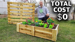 382K views · 3.1K reactions | Easily build a raised bed for free using a RECYCLED Pallet. | The Gardening Channel With James Prigioni | Facebook