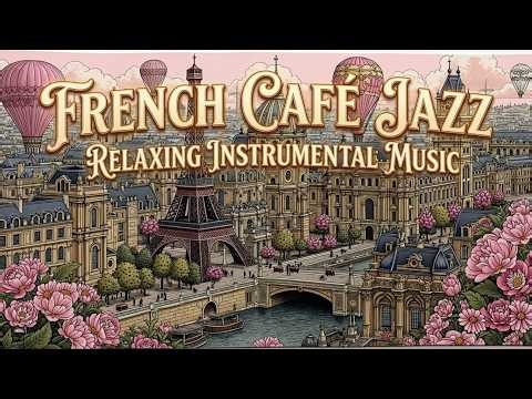 French Cafe Jazz & Relaxing Parisian Cafe Music ~ Smooth Jazz Guitar and Accordion Melodies