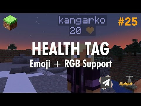 Ep25. Health Tag Under Player Name - Minecraft Plugin Development