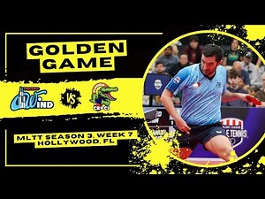 MATCH HIGHLIGHTS: GOLDEN GAME | Chicago Wind vs Florida Crocs | MLTT Week 7 (Hollywood, FL)