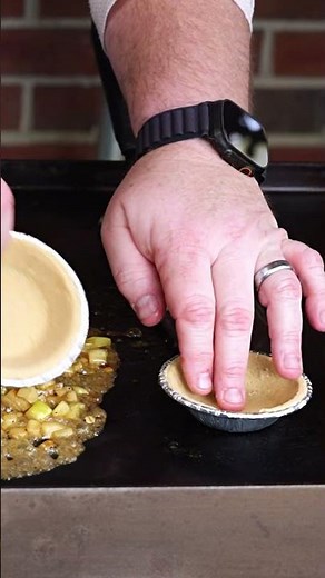 Apple Dessert Cups on the Blackstone Griddle