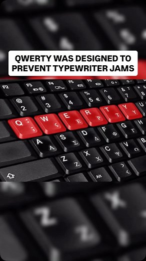2K views · 15 reactions | The QWERTY layout was designed to prevent typewriter jams but not by slowing you down. #gamer #pcbuild #gaming #pcgamer #pcgaming | Technicalex | Facebook