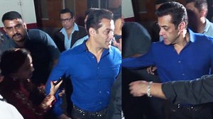 Salman Khan gets angry on his female fan; Watch Video | FilmiBeat