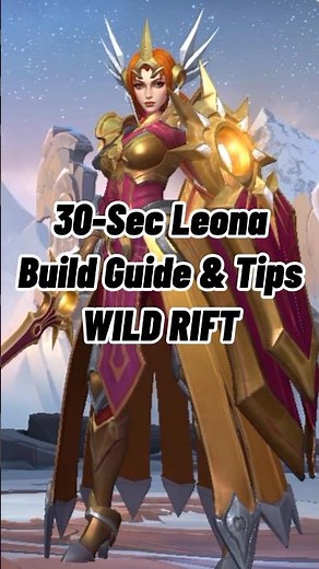 Quick Leona Build Guide and Tips | League Of Legends: Wild Rift