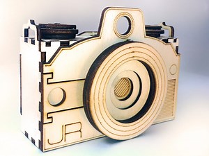 Original Pin: A Customizable Wood Pinhole Camera You Build Like a 3D Jigsaw Puzzle