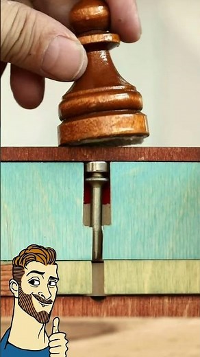 Secret Wooden Key & Lock. Simple DIY #woodworking #woodcraft #diy #woodwork