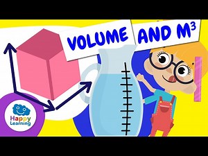 📦📏 VOLUME and the CUBIC METER | Educational Videos for Children | @HappyLearningENG - Videos For Kids