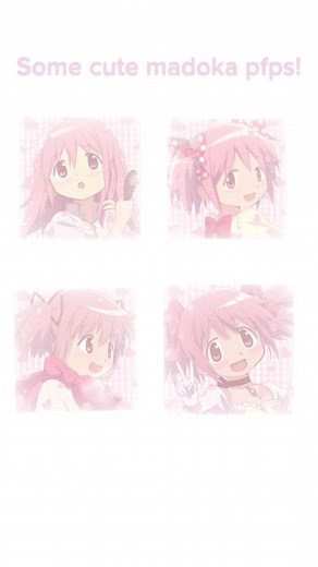 I love these pfps [happy] #madokamagica