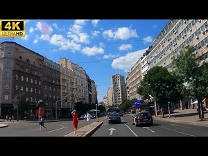 Belgrade City Drive: Immerse Yourself in Serbia's Lively Cityscape | 4K ASMR