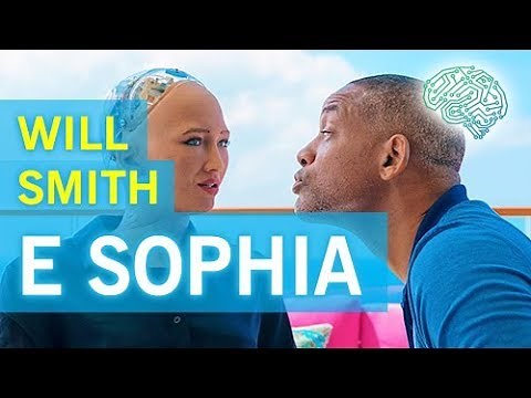 Will Smith conversa com robô Sophia