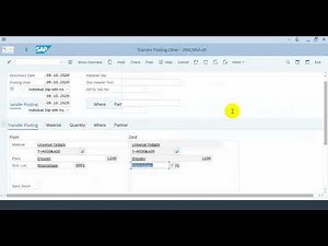 Exercise-13.4 Transfer Material to Unrestricted stock Transfer Posting (SAP MM Tutorial)