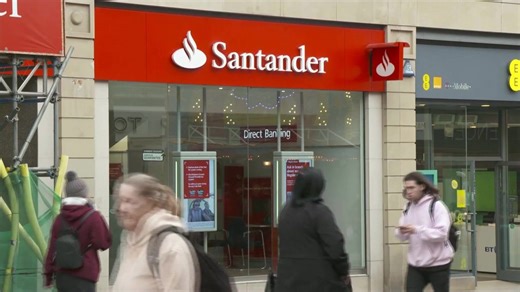 Santander to close 44 UK branches in 2026