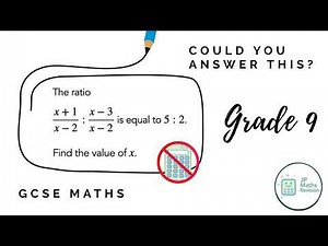GCSE Maths 2026 - Six Grade 9 Algebra Questions You Could Get Asked