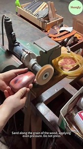 Sponge sanding and polishing #food #wheelsaw #machine