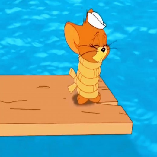 Tom and Jerry Shocked GIF