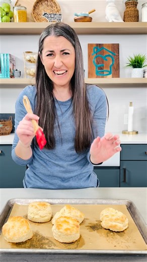 These flaky old fashioned biscuits are buttery, golden, and pull apart in perfect layers. No mixers, no shortcuts. Just simple ingredients and a little folding magic. They’re the kind of biscuits that steal the show at breakfast, hold their own at dinner, and somehow taste even better the next day (if they last that long) https://thestayathomechef.com/old-fashioned-biscuits/ | The Stay At Home Chef