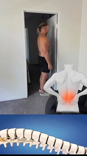 19 reactions | Can’t get that tight spot in your upper back to release? Try this: step into a doorway, plant your outside foot behind you, twist through the torso and hold 30 seconds. Do this once or twice a day if you sit a lot or lift heavy. #BackMobility #ThoracicRotation #SpineHealth #MobilityDrills #InPowerFitness #NorthSydney #PersonalTrainer #backcrack | InpowerFitness | Facebook