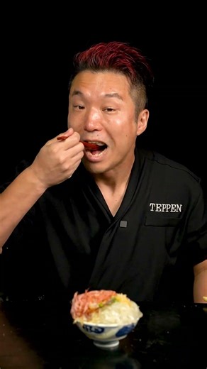 "Raw Sakura Shrimp & Icefish Donburi生桜エビと生白魚の丼